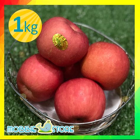 Jual Buah Apel Rosy Rosi Premium Fuji Rossy Blush Segar Garing Manis