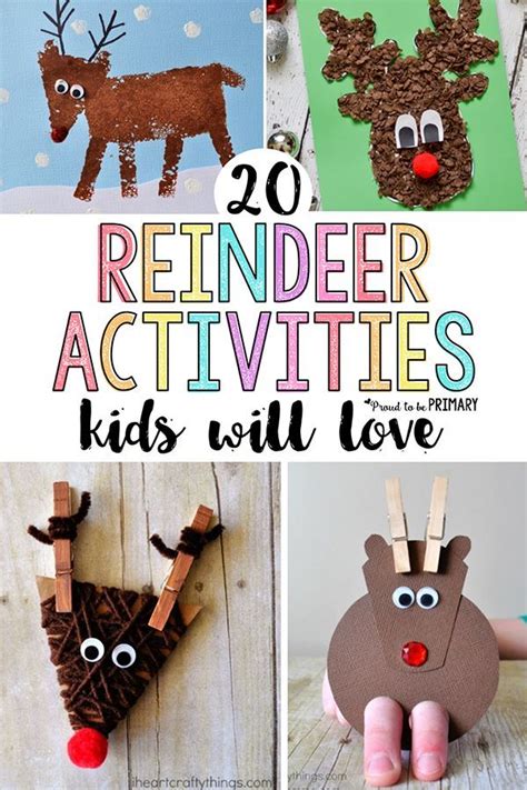 20 Reindeer Crafts Kids Will Love To Create This Holiday Season Artofit