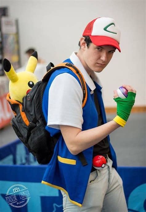 Diy Ash Ketchum Costume Pokemon Costumes Ash Ketchum Costume Ash Ketchum Costume Diy