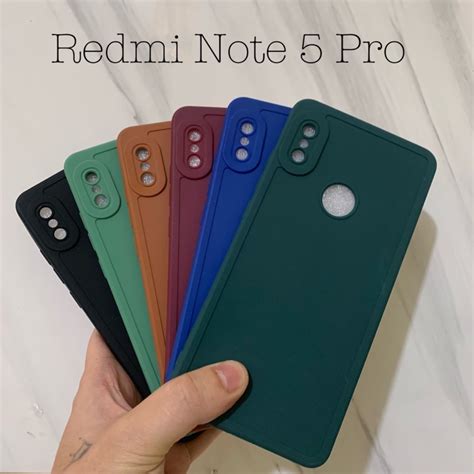 Jual Case Xiaomi Redmi Note 5 Pro Softcase Procamera Full Cover Matte