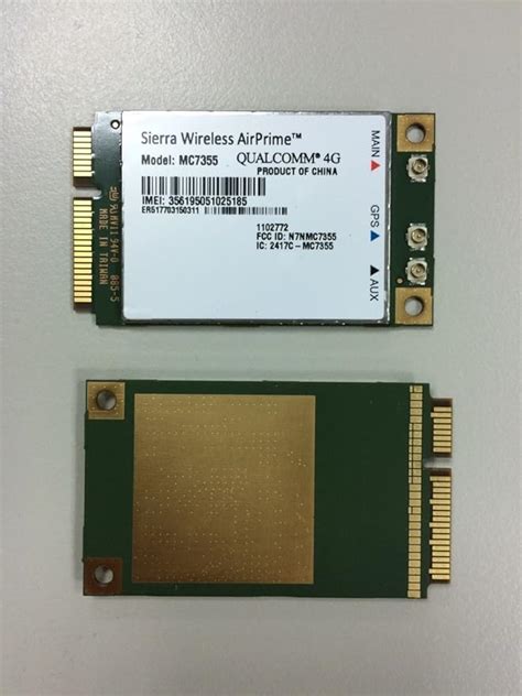 Sierra Wireless Mc Lte Modul Dell Mdm Mini Pci Express N Fy Dw