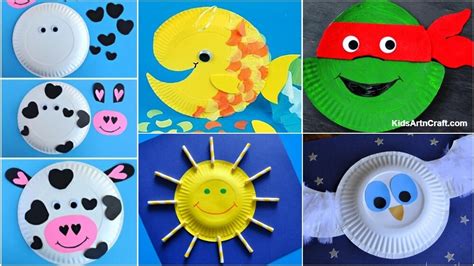 75 Easy Paper Plate Crafts For Kids To Try Mod Podge Rocks Atelier