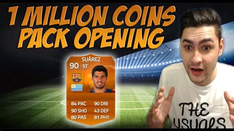 MOTM SUAREZ 1 MILLION COINS PACK OPENING 2 INFORMS IN PACKS FIFA 15