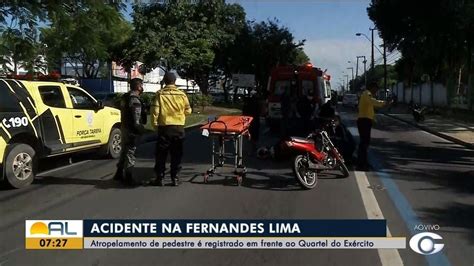 Atropelamento Deixa Dois Feridos Na Avenida Fernandes Lima Em Macei