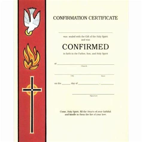 Free Confirmation Certificate Template Free Printable Templates