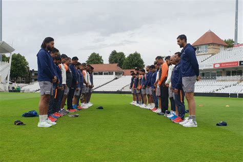 India cricketers pay tributes to former captain Ajit Wadekar in England, observe two-minutes ...