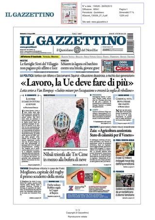 Pasto Buono Di Gregorio Fogliani Articolo De Il Gazzettino Del 25