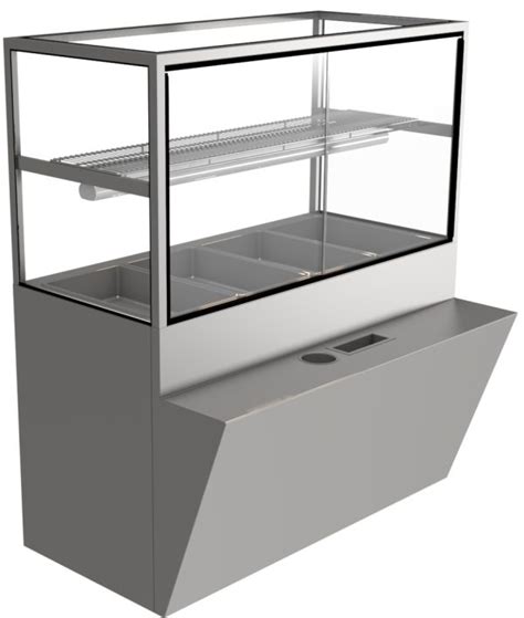 Somerset Hot Deck Festive Food Display Cabinets