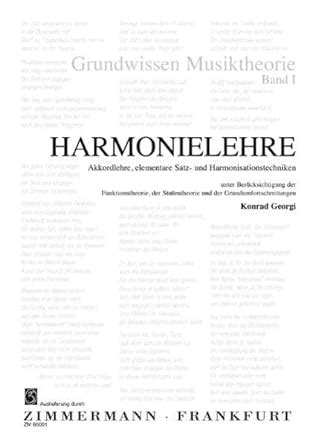 Grundwissen Musiktheorie Band I Harmonielehre Akkordlehre