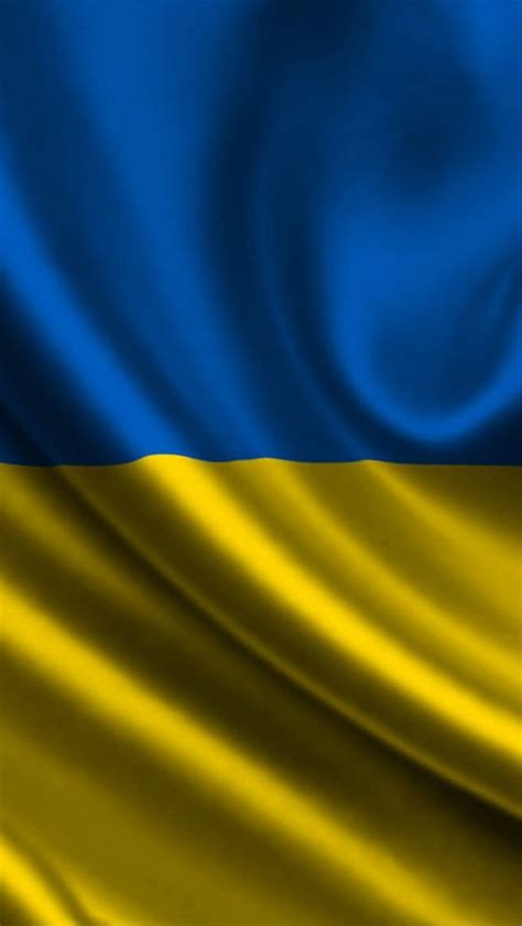 the flag of ukraine is shown in blue and yellow with white stripes on ...