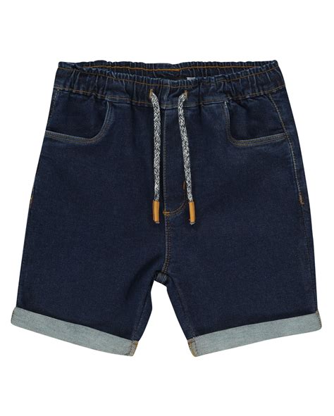 Riachuelo Bermuda Jeans Infantil C S El Stico Denim Escuro Tam A