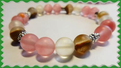 How To Make A Bracelet From Natural Stones How To Secure A Stretch Cord