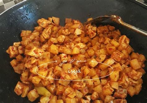 Resep Sambal Goreng Kentang Tahu Manis Gurih Menu Anak Juga Ok Oleh