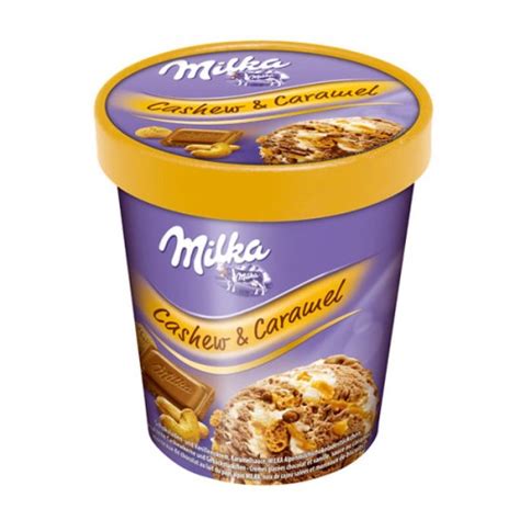 Milka Cashew And Caramel Ice Cream 420g