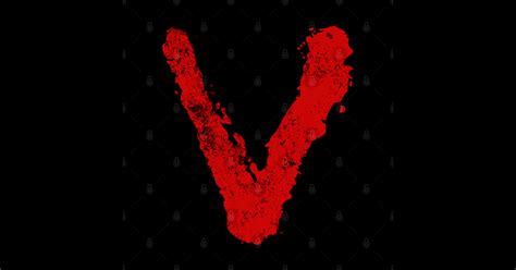 V Visitors Logo V Sticker TeePublic