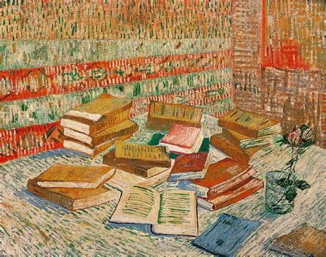 The Yellow Books Painting By Vincent Van Gogh