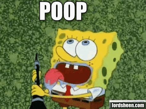 Spongebob Poop GIF – Spongebob Poop Licking Lips Cartoon – discover and share GIFs