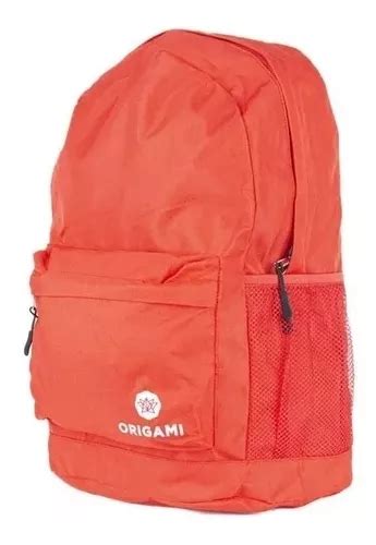 Mochila Maui Origami Urbana Escolar 20 Lt Bolsillos Liviana