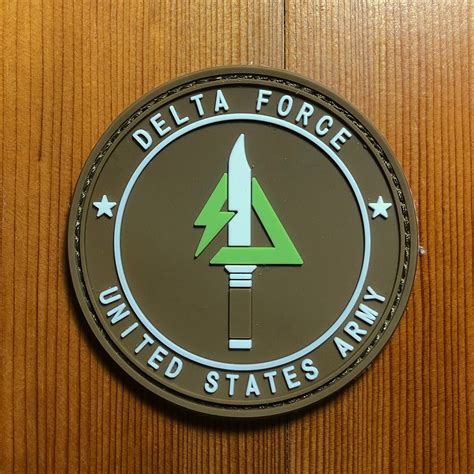 Delta Force 1st Sfod D Us Army Patch Morale Hook And Loop Etsy