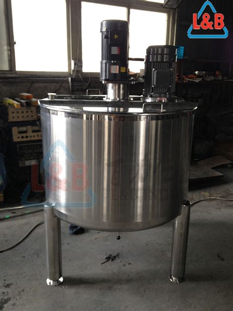 China Gallon Stainless Steel Vertical Open Top Mixing Tank China