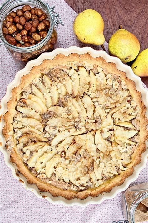 Birnen Haselnuss Tarte Friedas Kitchen On My Mind Food Desserts Pie