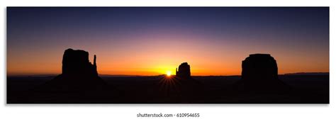 Monument Valley Silhouette Stock Photo 610954655 | Shutterstock