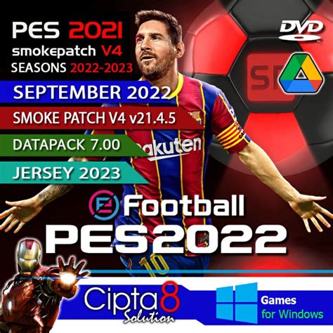 Jual PES 2021 + SMOKE PATCH V4 SEASON 2022-2023 PRO EVOLUTION SOCCER 2021 - GAME PC | Shopee ...