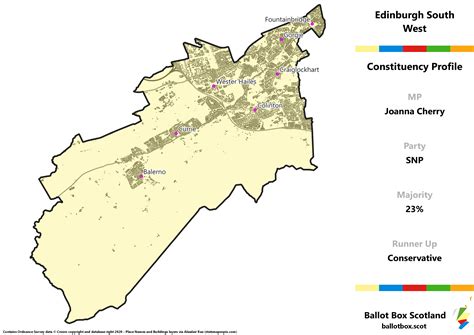 Edinburgh South West Constituency Map – Ballot Box Scotland