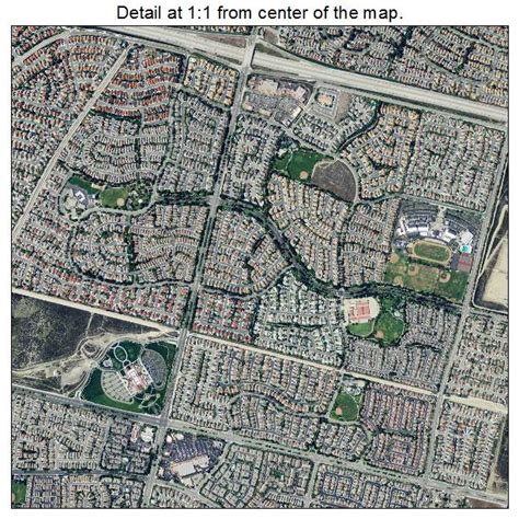 Aerial Photography Map of Rancho Cucamonga, CA California