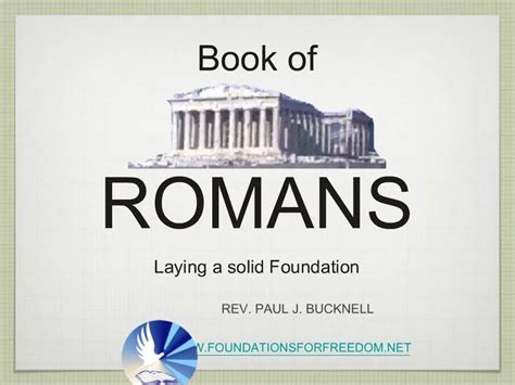 Ppt Book Of Romans Powerpoint Presentation Free Download Id740326