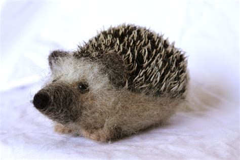 Needle Felted Hedgehog Woodland Animal