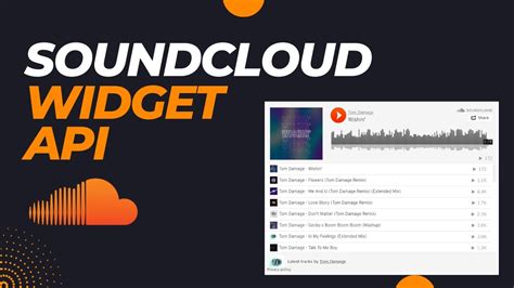 How To Embed The Soundcloud Widget Api In Your Website Html And Css