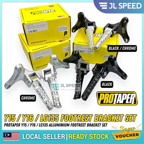 PROTAPER Y15 Y16 LC135 CNC REAR FOOTREST BRACKET SET PNP PEMIJAK