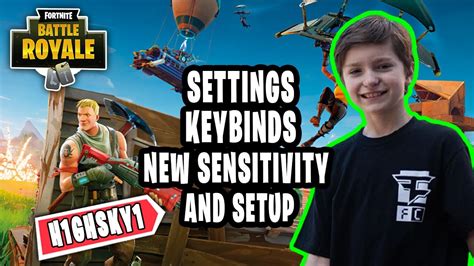 Faze H1ghsky1 New Fortnite Settings Keybinds New Sensitivity And Setup