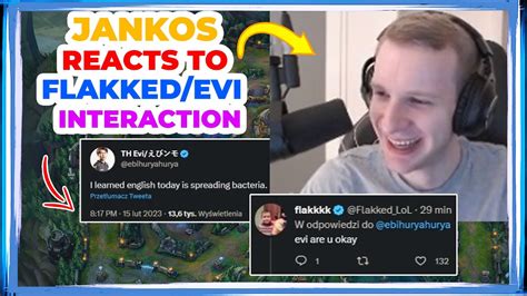 Jankos Reacts To Flakked And EVI Interaction On Twitter YouTube