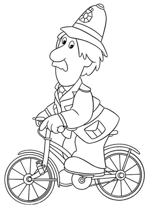 Postman Pat Coloring Pages - Coloring Home