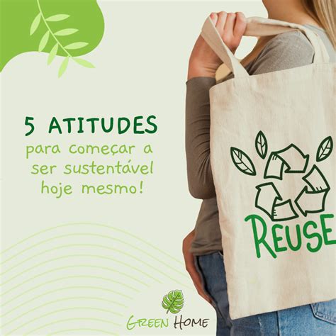 5 atitudes para ser sustentável 1 TROQUE A SACOLA PLÁSTICA POR