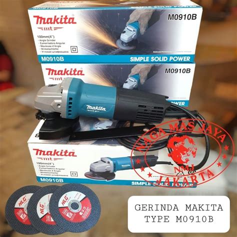 Jual MESIN GERINDA TANGAN 4 INCH MAKITA M0910B GURINDA TANGAN MAKITA