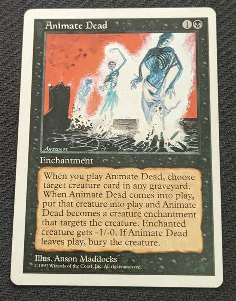 Yahoo オークション MTG 5ED 英語版 動く死体 Animate Dead