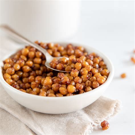 Cinnamon Sugar Roasted Chickpeas Recipe Jovial Foods