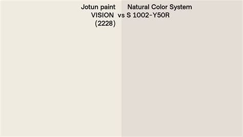 Jotun Paint Vision Vs Natural Color System S Y R Side By