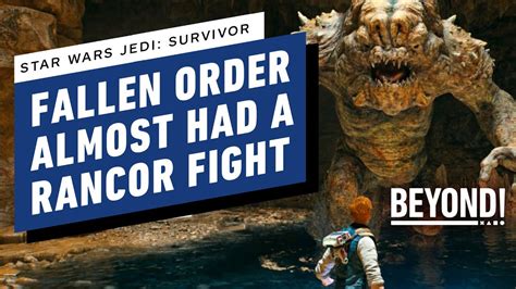 Star Wars Jedi Survivor Respawns Battle To Include A Rancor Boss