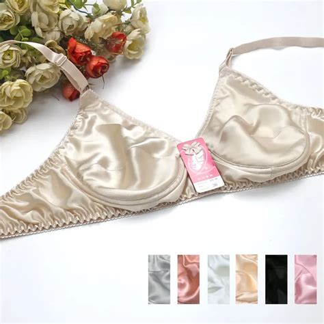 2019 Pure Silk Bra Double Faced Silk Wire Ultrathin 100 Mulberry Silk