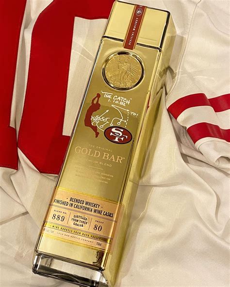 Gold Bar® Whiskey Original - 49ers 'The Catch' Limited Edition | Goldbarwhiskey.com