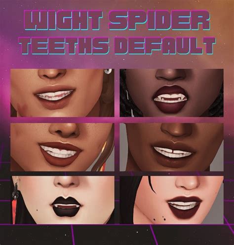 25 Sims 4 Teeth Cc And Mods Replacement Overlay And More In 2024 Sims Sims 4 The Sims 4