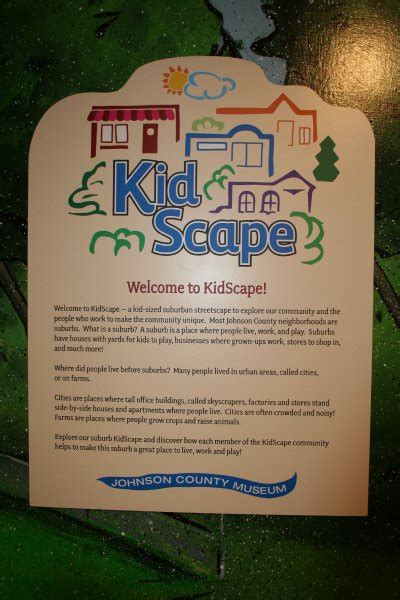 Kidscape At The Johnson County Museumkansas City Parents Place