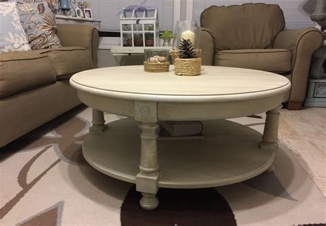 Coffee Table Painted With A Diy Chalk Paint Coffee Table Painted