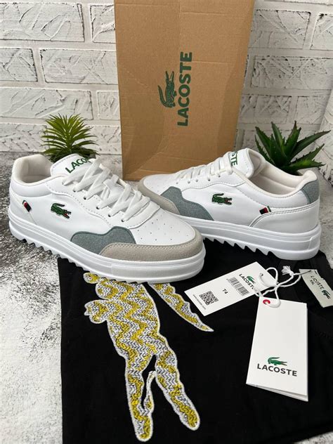 Кроссовки Мужские Лакоста Белые Спортивные Lacoste Step Sport Денвер ...