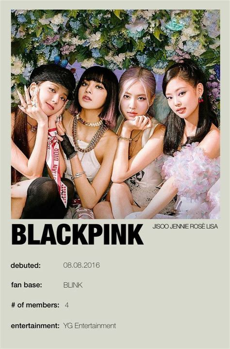 Blackpink Information For New Blinks 2023 Ünlüler Müzik Posteri Asyalı Güzellik