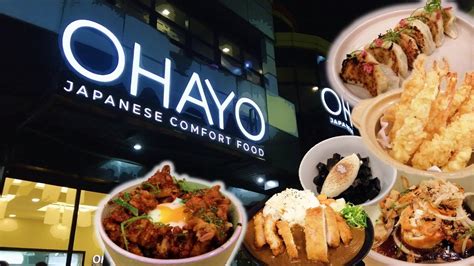 Ohayo Japanese Comfort Food Booze And Dine Youtube